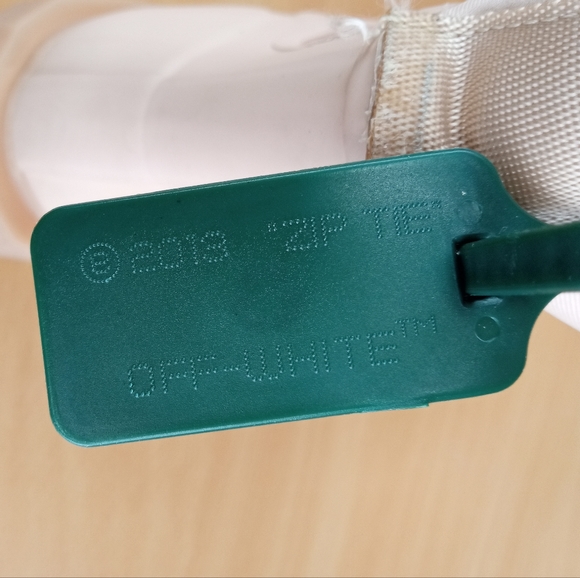 NWT Off-White c/o Virgil Abloh Sponge "For Rainy Days" Unisex Rainboots Natural - Picture 8 of 14